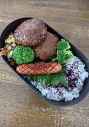 JK☆照焼きハンバーグ弁当♪-レシピのメイン写真