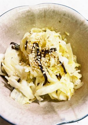 キャベツ塩昆布チーズ　キャラ弁嵩上げにも-レシピのメイン写真