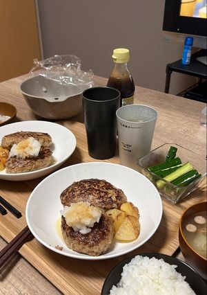 チーズインハンバーグ、おろしハンバーグ-レシピのメイン写真