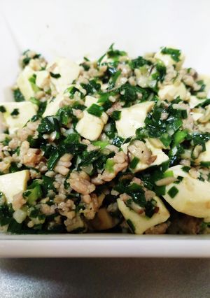 簡単鶏ひき麻婆豆腐！-レシピのメイン写真