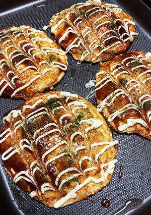 ☆ふぁふぁ山芋入りお好み焼き☆-レシピのメイン写真