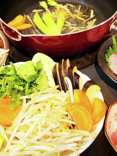 釣りごはん☆釣った魚の出汁でタイスキ-レシピのメイン写真