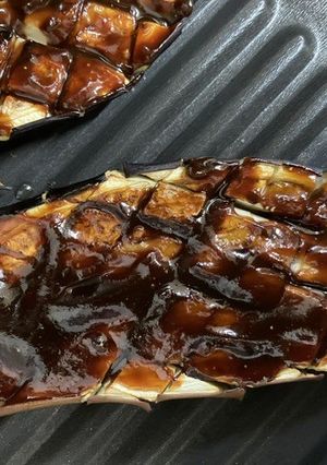 魚焼きグリルで簡単⭐︎ナスの味噌田楽-レシピのメイン写真