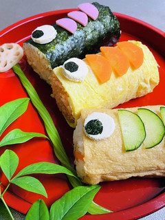 こいのぼり・簡単カワイイ太巻き-レシピのメイン写真