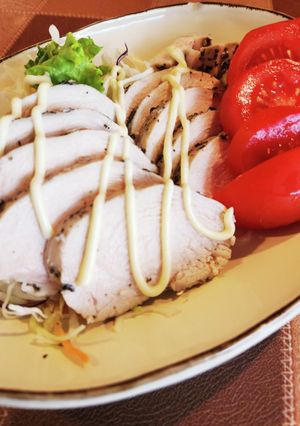 さっぱりバジル風味のサラダチキン-レシピのメイン写真