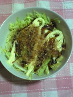 チョー簡単巣ごもりキャベツのお好み焼き風-レシピのメイン写真