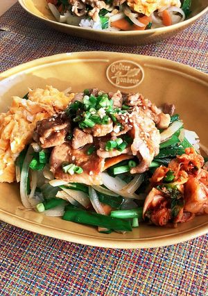 ♡簡単男子メシ♡野菜たっぷり♡焼き肉丼♡-レシピのメイン写真