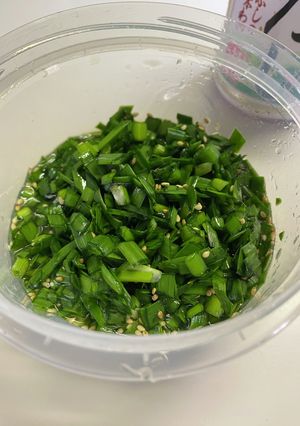 ニラ大量消費白だし漬け-レシピのメイン写真