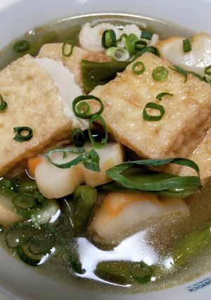 厚揚げの鶏出汁スープ煮♡簡単で時短！-レシピのメイン写真