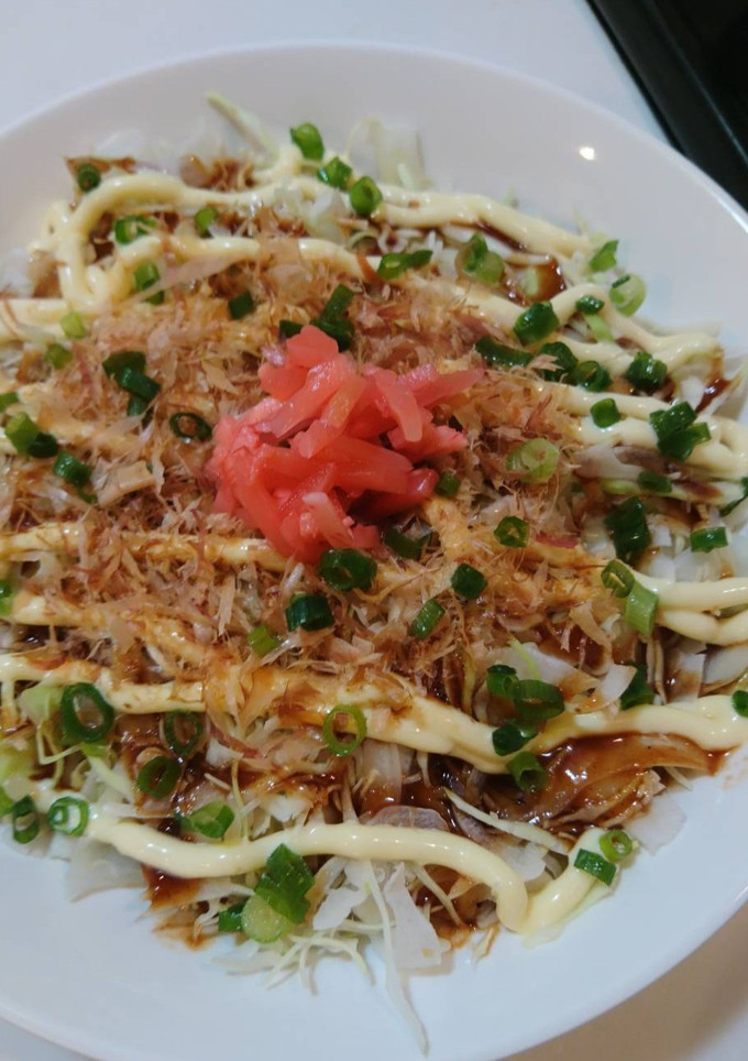 簡単！美味しい！キャベツのお好み焼き風♪-レシピのメイン写真