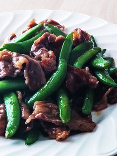 基本の中華★牛肉とスナップエンドウ炒め-レシピのメイン写真