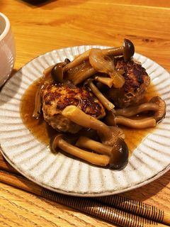 フライパンで和風煮込みハンバーグ♪-レシピのメイン写真