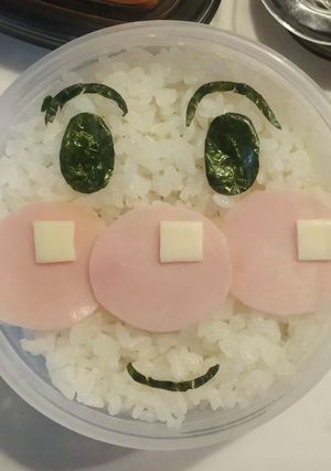 超簡単アンパンマン弁当-レシピのメイン写真