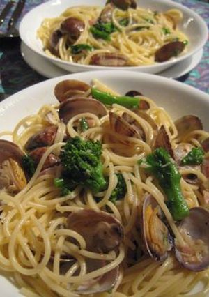 菜の花とアサリのパスタ-レシピのメイン写真
