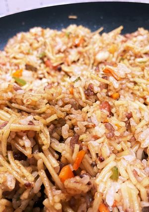 野菜嫌いが野菜を食べる!我が家のそば飯!-レシピのメイン写真