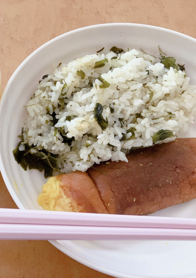 わかめごはんと卵焼き-レシピのメイン写真