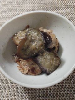 給食★茄子と豚の味噌炒め-レシピのメイン写真