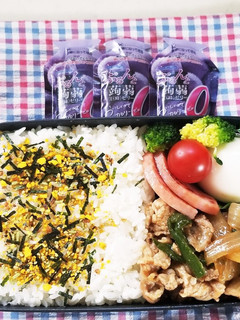 豚肉ピーマン炒め弁当(5.9)-レシピのメイン写真