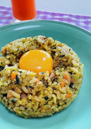 セロリの葉ドライカレー-レシピのメイン写真