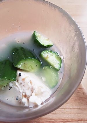 きゅうりと豆腐の浅漬け-レシピのメイン写真