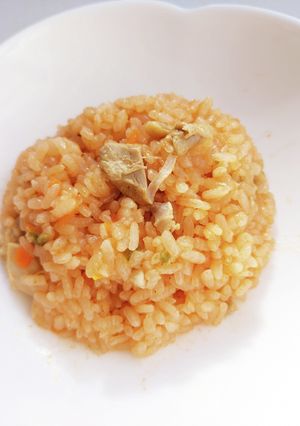 炊飯器で簡単　優しい味付けのチキンライス-レシピのメイン写真