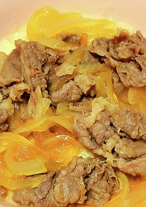 レンジで牛丼-レシピのメイン写真