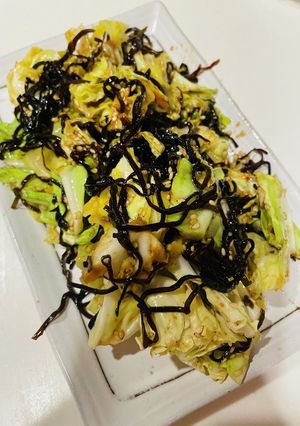 居酒屋さん定番！キャベツの塩昆布あえ-レシピのメイン写真