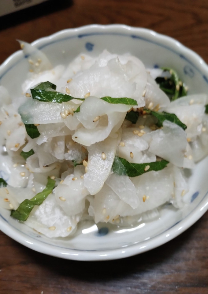 大根のごましそ酢の物-レシピのメイン写真