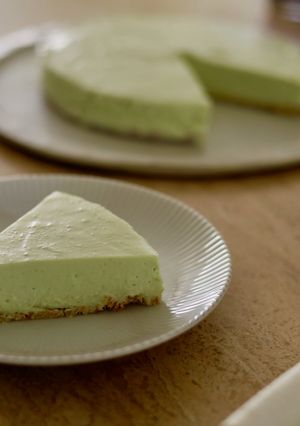 濃厚＆爽やか♪ アボカドチーズケーキ♪-レシピのメイン写真