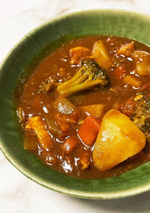 いつものカレーに☆トマト1個で味変カレー-レシピのメイン写真