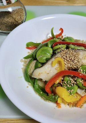 冷凍保存野菜(裏技バンザイ)で簡単調理！-レシピのメイン写真