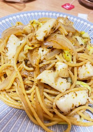 ピリ辛！明太子のりパスタ-レシピのメイン写真