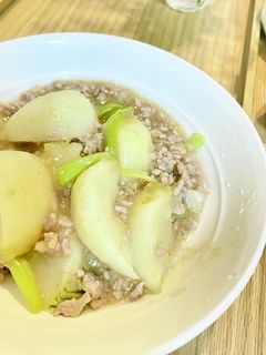 ほろほろカブとひき肉の煮物-レシピのメイン写真