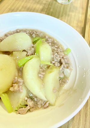 ほろほろカブとひき肉の煮物-レシピのメイン写真