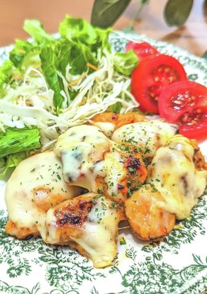 【簡単】とろ〜りチーズの鶏のオーロラ焼き-レシピのメイン写真