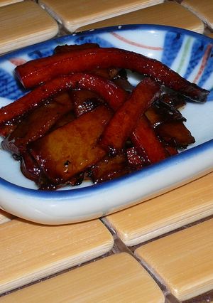 にんじんとだいこんの皮きんぴら-レシピのメイン写真