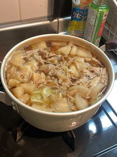 煮込むだけ!豚肉と大根の煮物-レシピのメイン写真