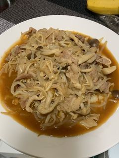 焼くだけ簡単!豚肉ともやしのピリ辛炒め-レシピのメイン写真