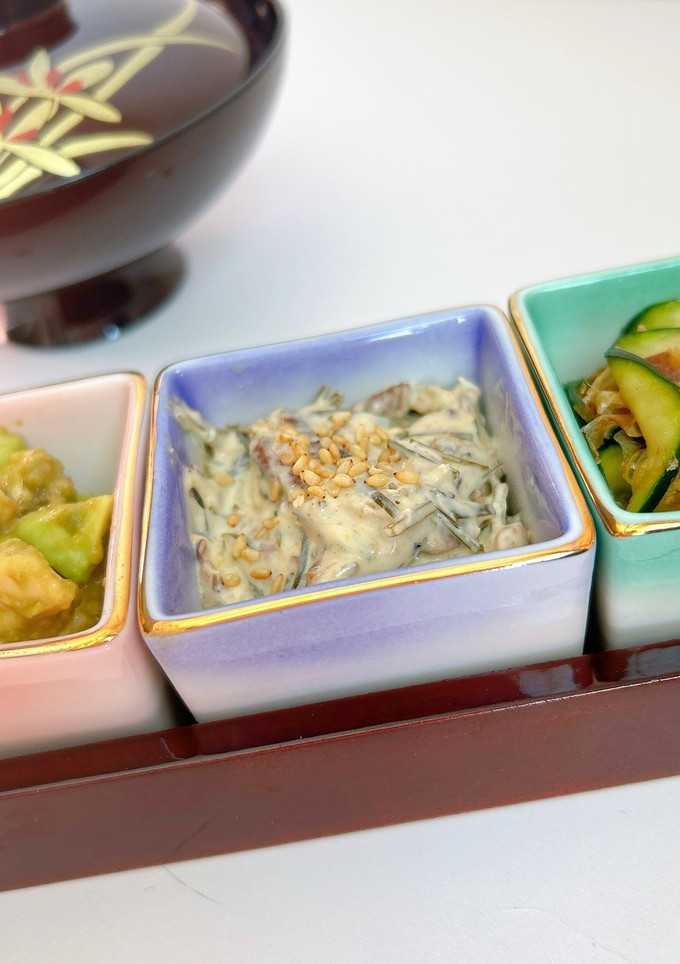 だしがら活用♪昆布のクリームチーズ和え-レシピのメイン写真