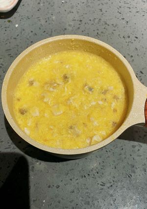 カンパチのふわふわ卵とじ　離乳食冷凍保存-レシピのメイン写真