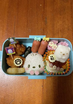 キャラ弁☆ポチャッコ-レシピのメイン写真