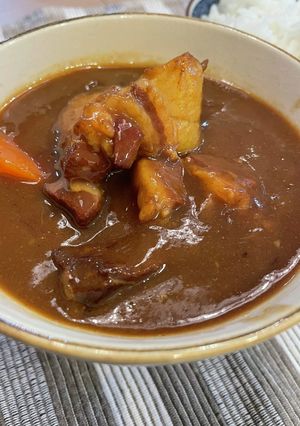 簡単ジビエはイノシシカレー！-レシピのメイン写真