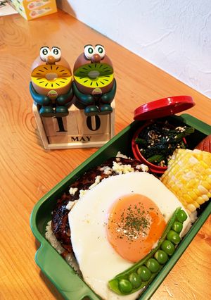 高一長女　お弁当(ロコモコ丼)-レシピのメイン写真