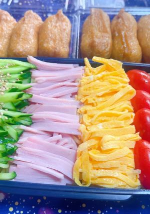 時短お弁当盛り付け記録　冷やし中華-レシピのメイン写真