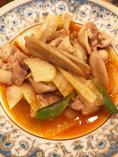 ごぼう鶏モモ白菜の中華炒め-レシピのメイン写真