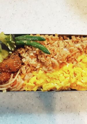 高校生弁当覚え書き178二色そぼろご飯-レシピのメイン写真