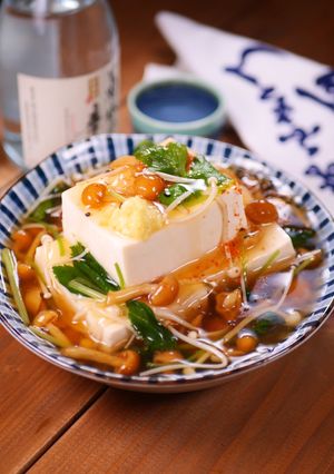 夏の冷やしあんかけ♪とろとろ冷やっこ-レシピのメイン写真