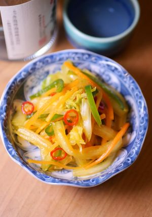 スパイシー漬物(カレー味)-レシピのメイン写真
