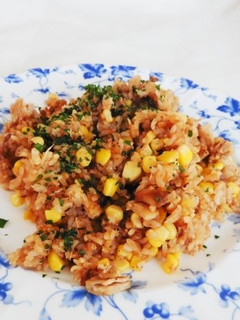 旨みたっぷり!コーンの味噌炊き込みご飯-レシピのメイン写真