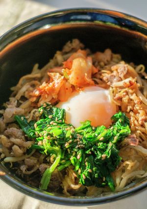 切り干し大根で栄養価アップ！ビビンバ丼-レシピのメイン写真